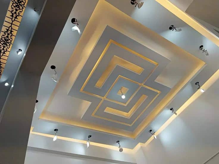 False Ceiling / Pop Ceiling / Gypsum Ceiling /PVC Ceiling/Drop Ceiling 14