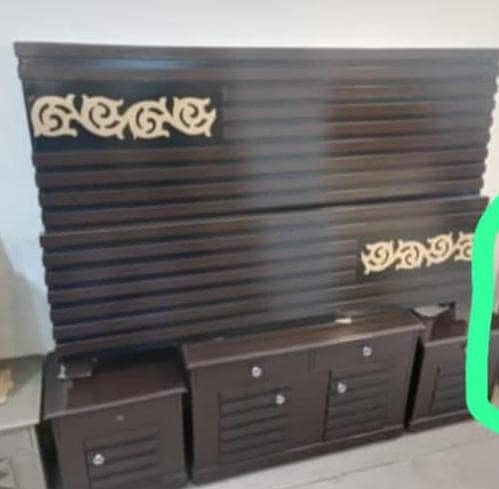 Double bed/king size bed/dressing table/bed set/wooden bed/furniture 2
