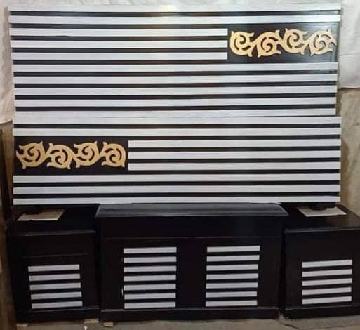 Double bed/king size bed/dressing table/bed set/wooden bed/furniture 9