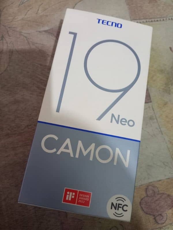 Tecno camon 19 neo 6 128 PTA approved with box 4