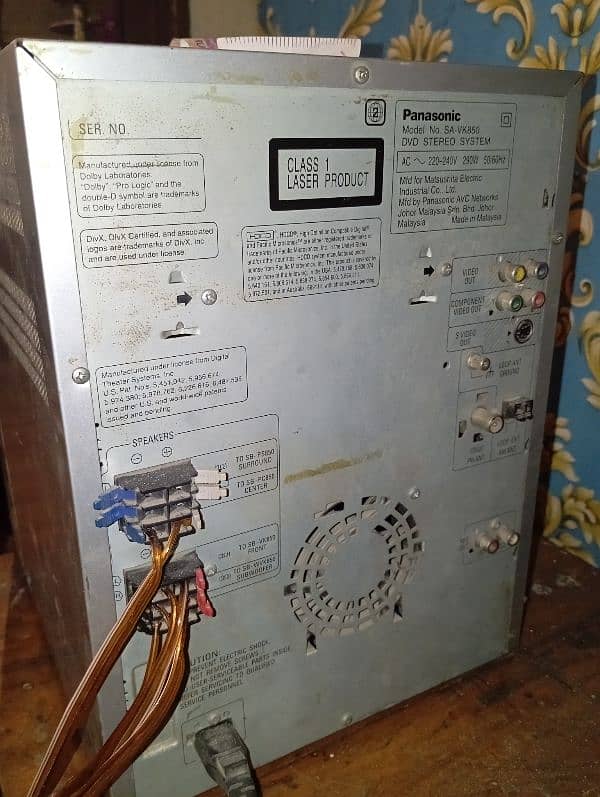 Panasonic 5.1 amplifier with original Panasonic woofers 4