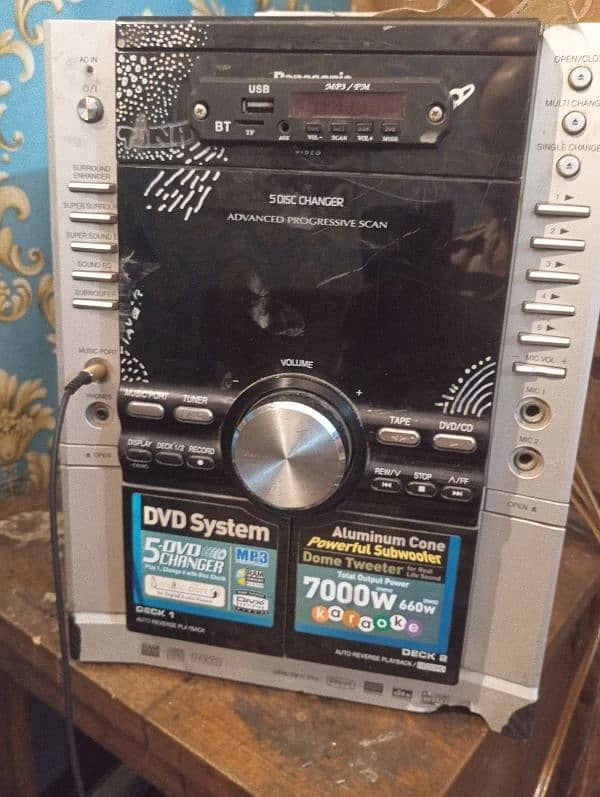 Panasonic 5.1 amplifier with original Panasonic woofers 5