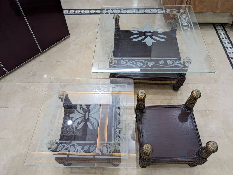 One Centre Table and two Side tables for sale: Chinioti Custom Made 1
