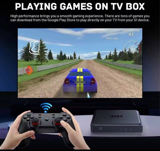 KINHANK G1 DDR4 4G 32G Amlogic S905X4 Android 14 TV Box 4