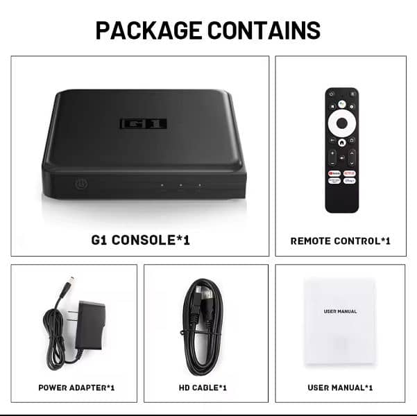 KINHANK G1 DDR4 4G 32G Amlogic S905X4 Android 14 TV Box 5