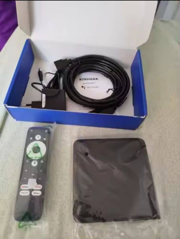 KINHANK G1 DDR4 4G 32G Amlogic S905X4 Android 14 TV Box 7