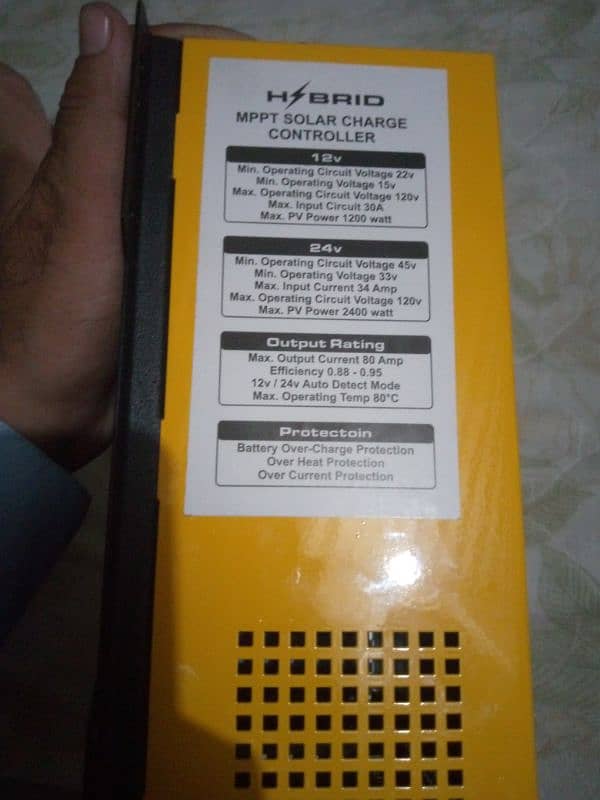 Force mppt 80A solar charge controller 7