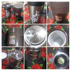 1000 mein dono. . . . tea thermous & 3 bowl lunch box