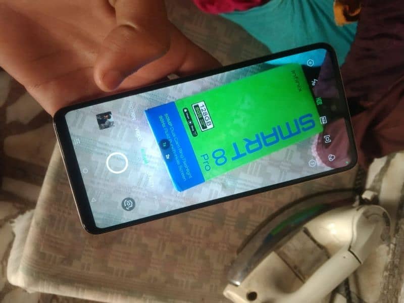 Name,smart 8 pro,Ram,4+4. . Memory,128,. no any problem. 4 months use only 7