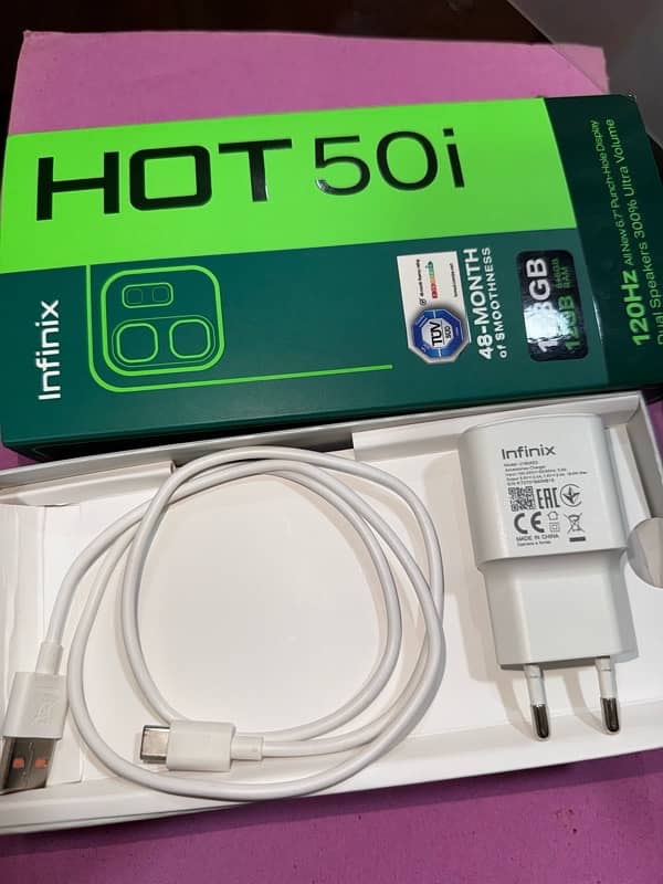 INFINIX HOT 50i barely used 10/10 2