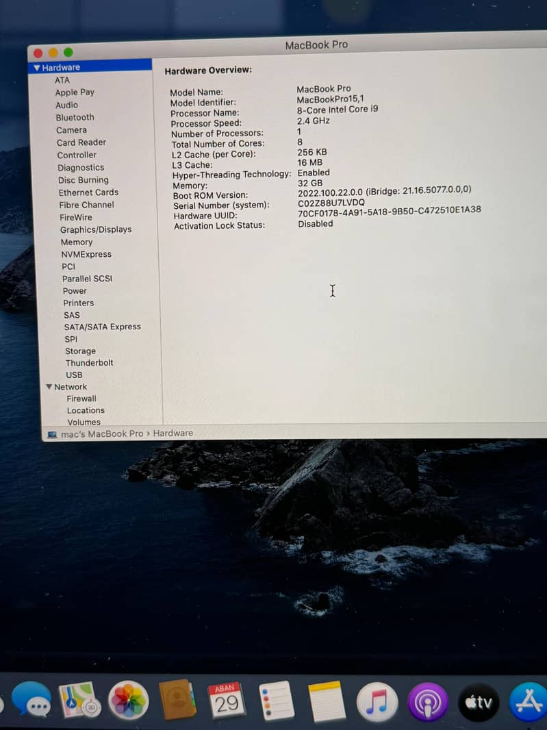 MacBook Pro/ |core i9 2019 | M1 | M2 | Core i7 | Core i9 – All Models 10