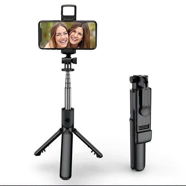 4 in 1 portable selfie remote with Bluetooth remote 4