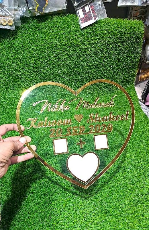 All Kind Of Number Plates / House Name Plates / Nikkah Plate 16