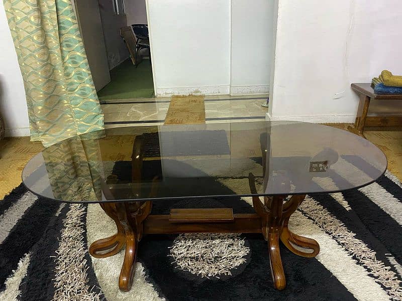 7 seater sofa set + center table 3