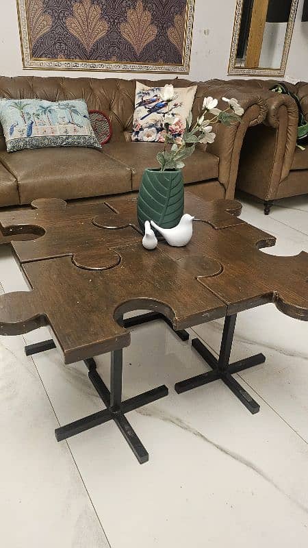 puzzle shaped center tables 0
