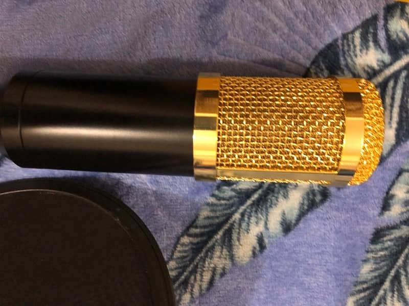 BM 800 condenser Microphone + v8 sound card Full Set 2