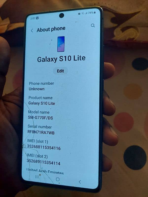 s10 lite non pta hai All OK koi fulde nhi 8gb 128 gb 4