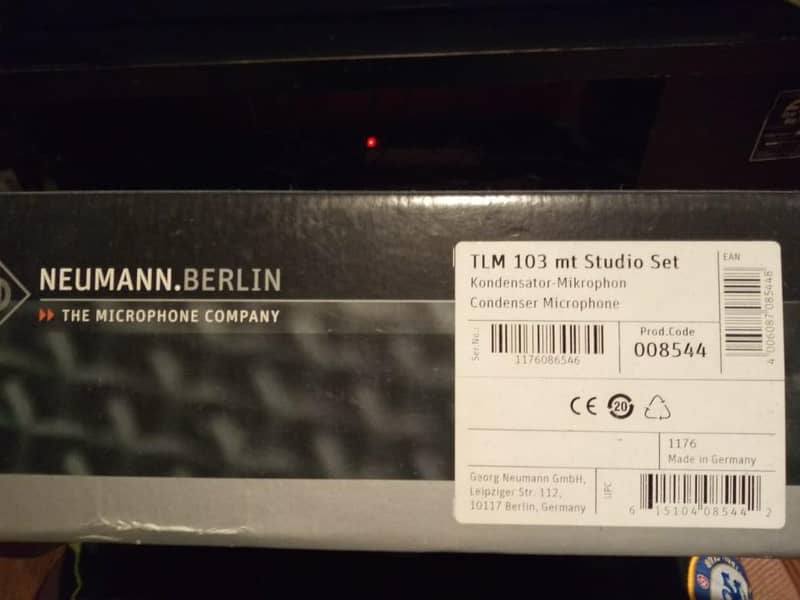 Neumann TLM 103 Large-diaphragm Condenser Microphone-Matte Black 1