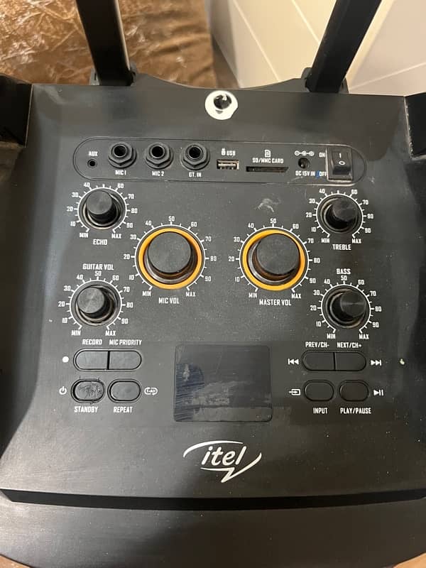 itel speaker mehfil speaker batter then audionic trolley speaker 2