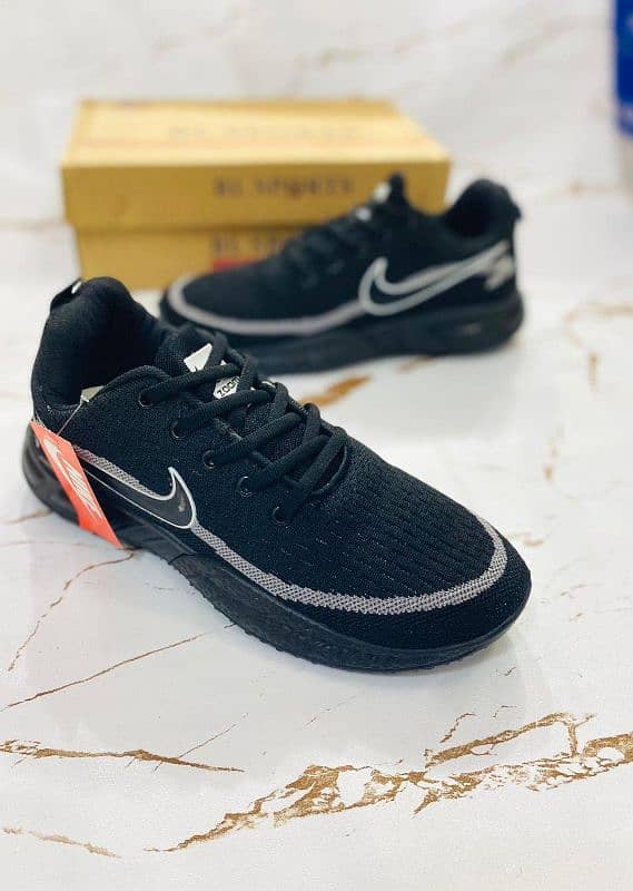 Running Joggers- Comfortable Fabric in Black (1Pcs) 0