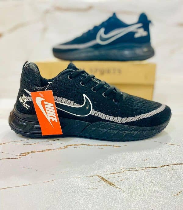 Running Joggers- Comfortable Fabric in Black (1Pcs) 2