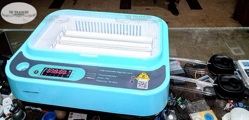24 Eggs AC/DC Full Automatic Intelligence Imported Incubator 0