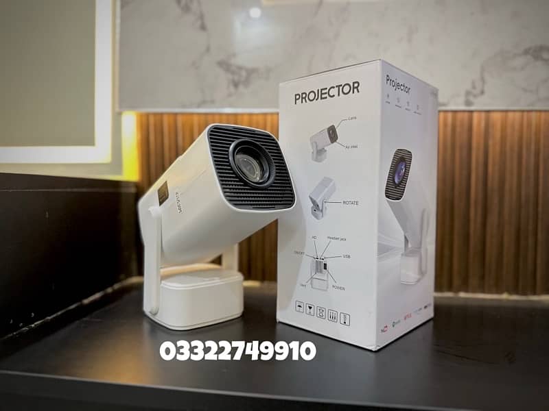 P40 portable android projector ( 4K HDR ) Free 5000+ live Tv channels 0
