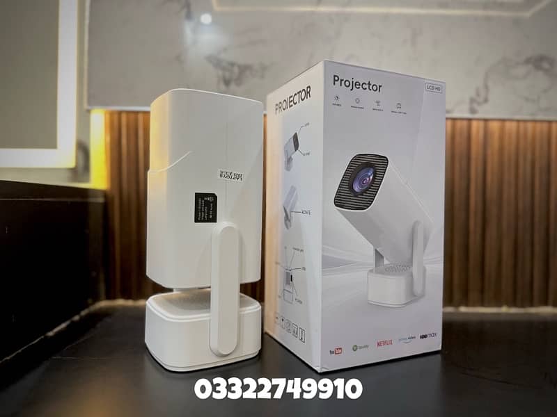 P40 portable android projector ( 4K HDR ) Free 5000+ live Tv channels 1