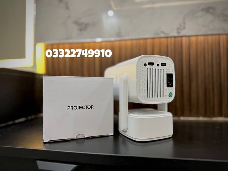 P40 portable android projector ( 4K HDR ) Free 5000+ live Tv channels 2