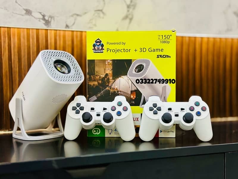 P40 portable android projector ( 4K HDR ) Free 5000+ live Tv channels 5
