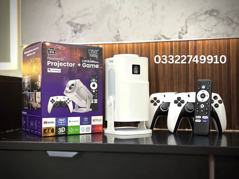 P40 portable android projector ( 4K HDR ) Free 5000+ live Tv channels 6