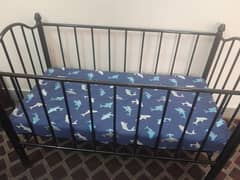 neat & clean ۔ iron bed with mattress