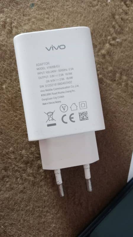 vivo y20s G 4 ram 128 memory with box adapter cable warranty card 4