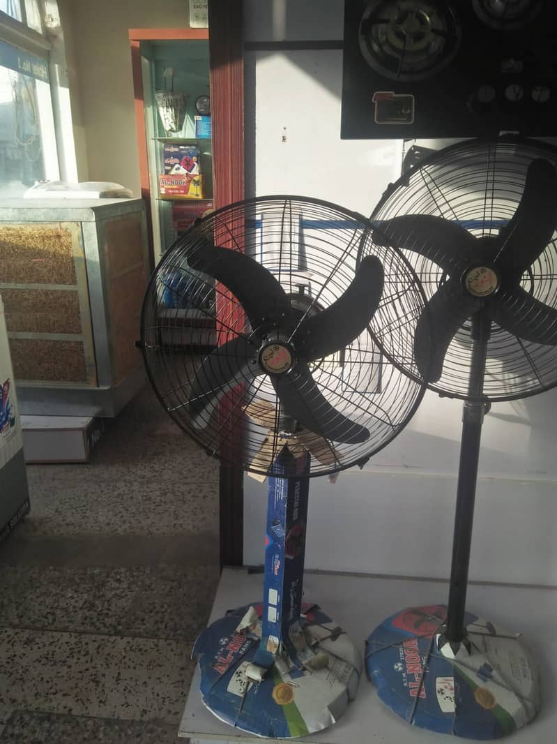 AL Noor 12 Watt DC Solar Pedestal Fan '20" Inch 2