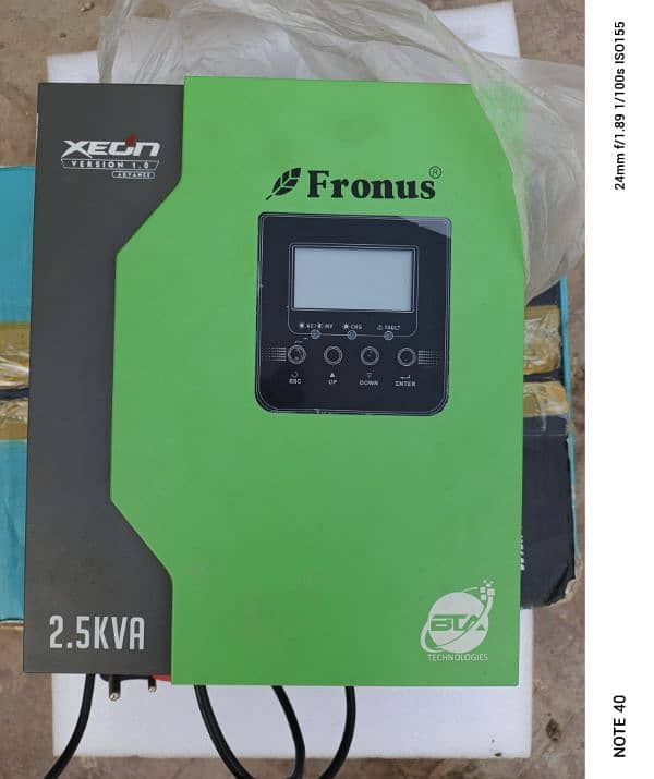 Fronus inverter 2.5kw 0