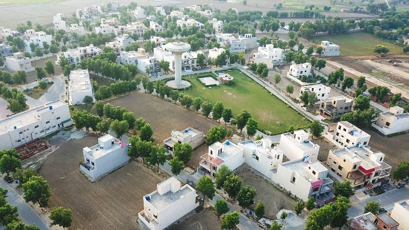 Plot For Sale In Bahria Nasheman Lahore Open Farm Plot No Transfer Fees 3