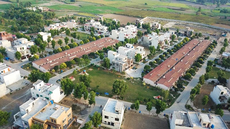 Plot For Sale In Bahria Nasheman Lahore Open Farm Plot No Transfer Fees 6