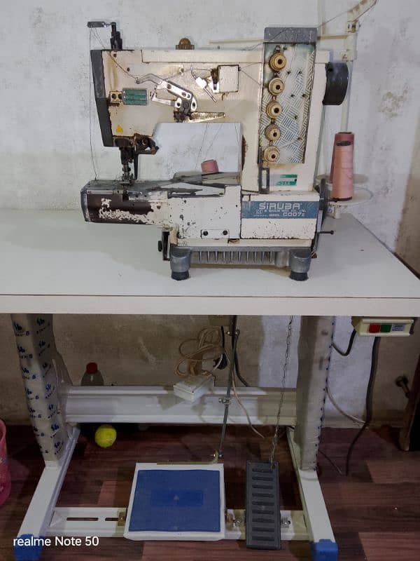 Flat Lock Machine Siruba C007E with Servo Motor – Serious Buyers Only 0