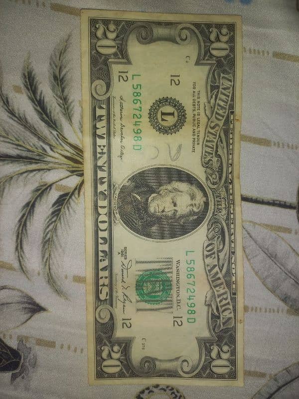 47 Dollar of 1987 unique collection item 0