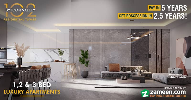 Monthly Rent Started fully Furnished Apartment with 55 Lac Only On MM Alam Road, And Enjoy 100% Secure Resale Anytime! 2