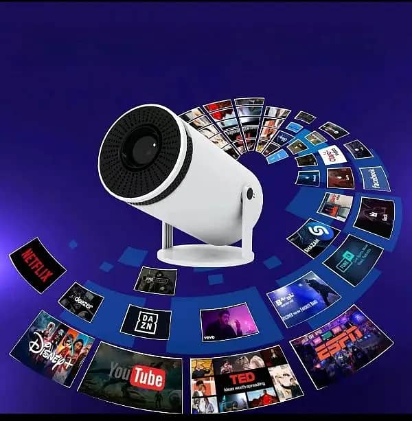 projector android & multimedia 4k 8k original box pack 0