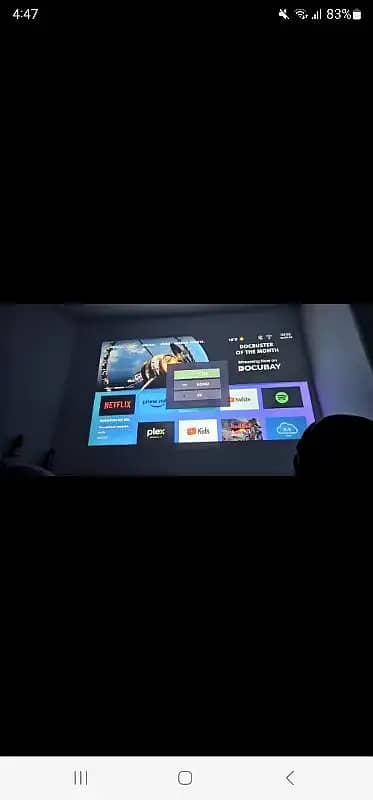 projector android & multimedia 4k 8k original box pack 1