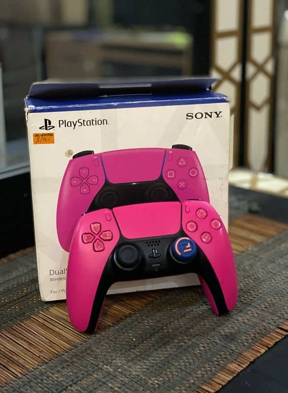 Playstation station 5 disc edition with 3 controllers and games 4