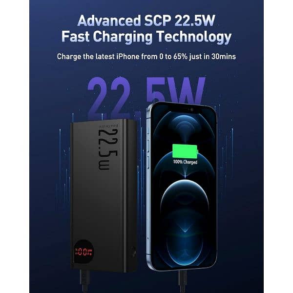 Baseus Adaman 20000mAh PD 22.5W & QC Fast Charging LED Digital Display 1