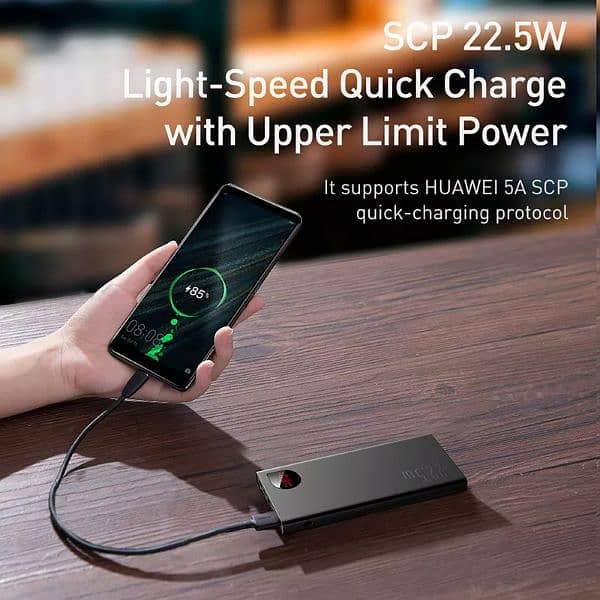 Baseus Adaman 20000mAh PD 22.5W & QC Fast Charging LED Digital Display 9