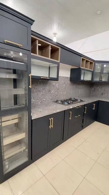 False ceiling | WPC Panels | Wood & vinyle flooring | Kitchen Cabinets 13