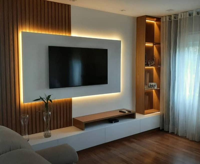 False ceiling | WPC Panels | Wood & vinyle flooring | Kitchen Cabinets 14