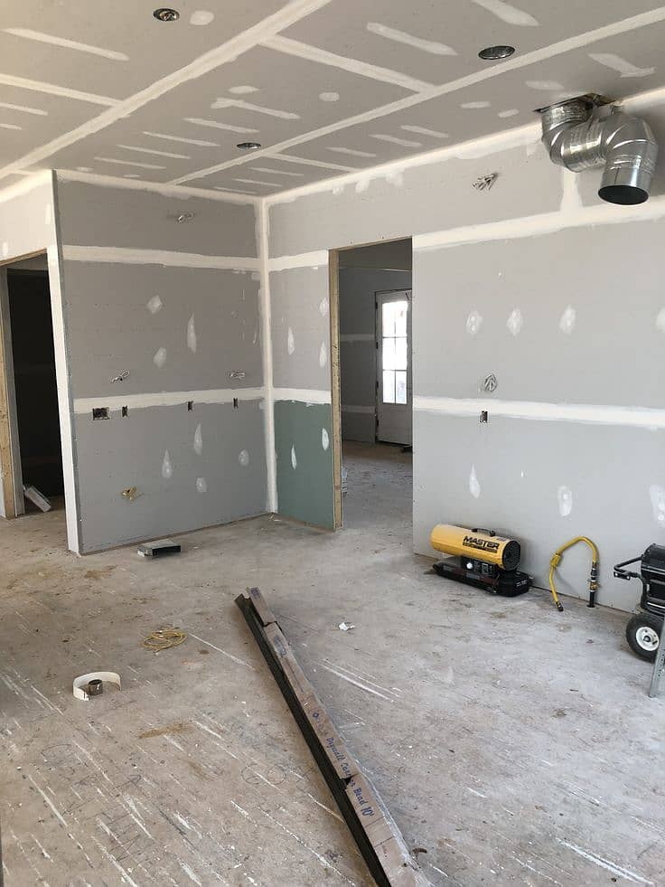 drywall/gypsum board partition/office partition/gypsum ceiling workin 10