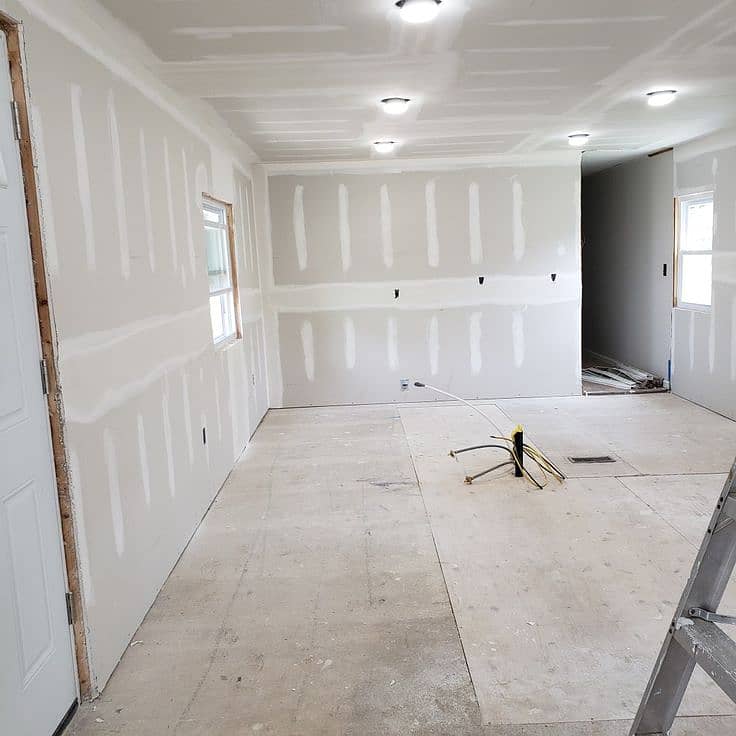 drywall/gypsum board partition/office partition/gypsum ceiling workin 17