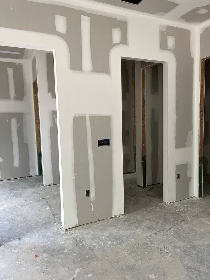drywall/gypsum board partition/office partition/gypsum ceiling workin 2